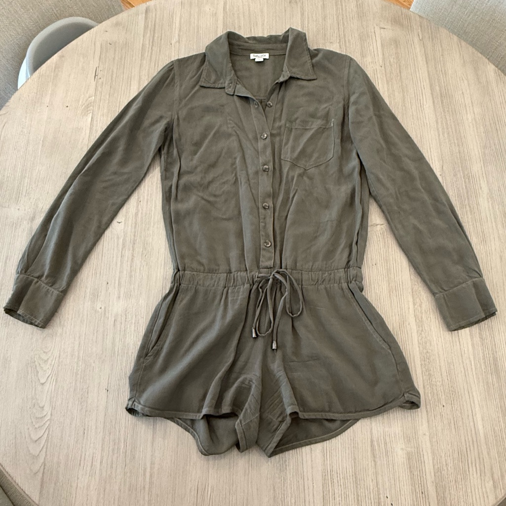 Army Green Splendid Brand Romper
